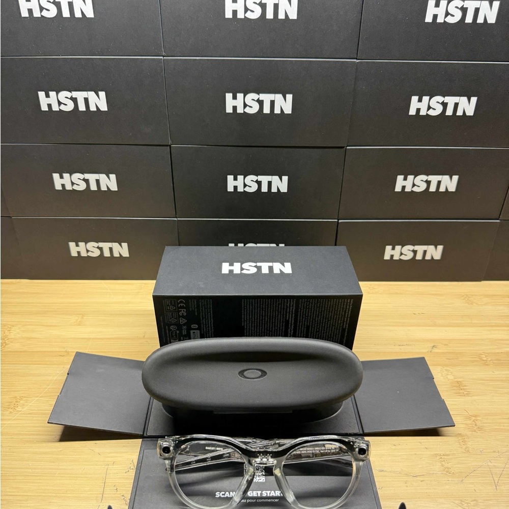 Oakley Meta Transparent Glasses with Black Details